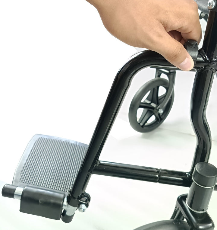 Black Folding Wheelchair