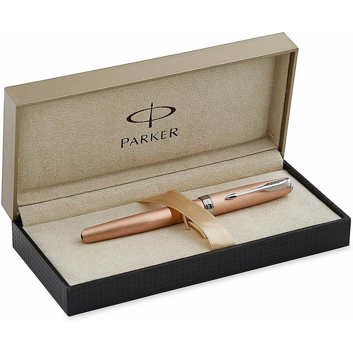Parker Sonnet Pink Gold Fine Fountain Pen