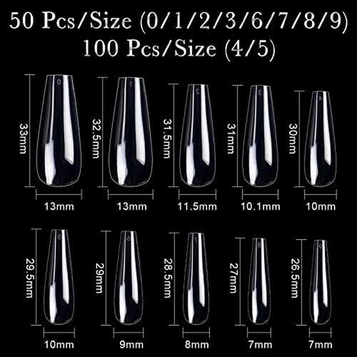 BNK Craft Coffin False Nail Set