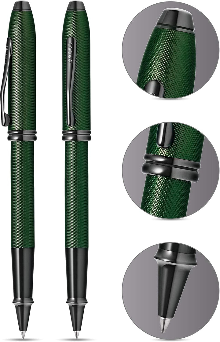 Cross Townsend Matte Green Rollerball Pen
