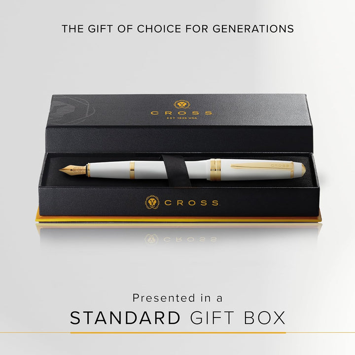 Cross White Fountain Fine Nib Pen