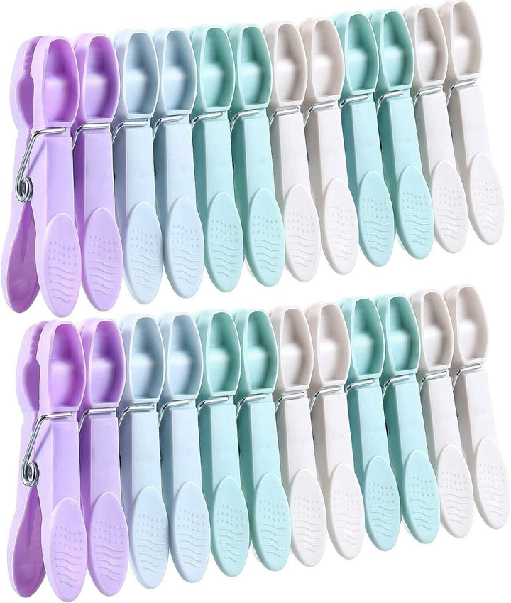 48 Morandi Colour Clothes Pegs