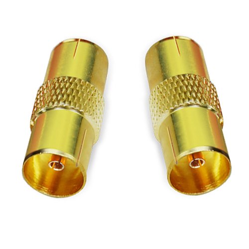 Aerial RF Coax Cable Connector Female To Female