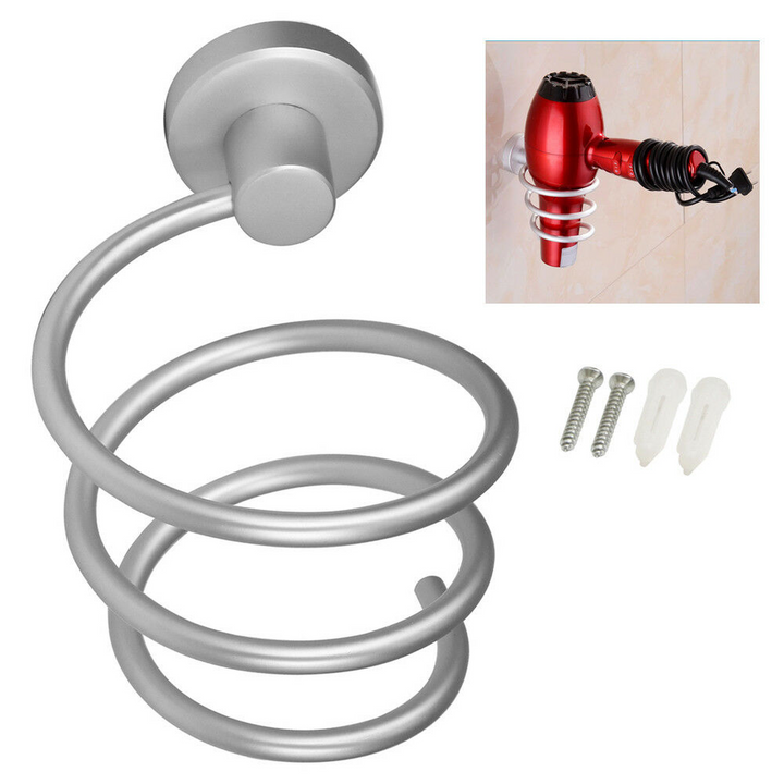 Metal Hair Dryer Wall Holder