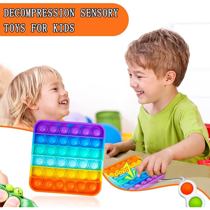 Blue Kids Christmas Advent Calendar