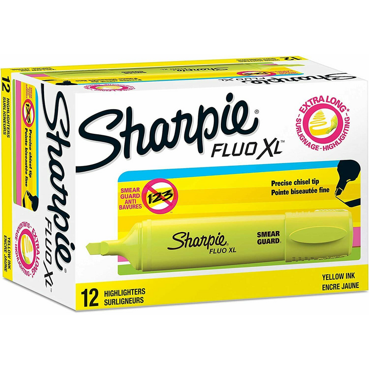 12 Yellow Sharpie Highlighters