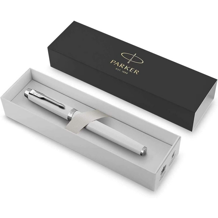 Parker IM White Rollerball Pen