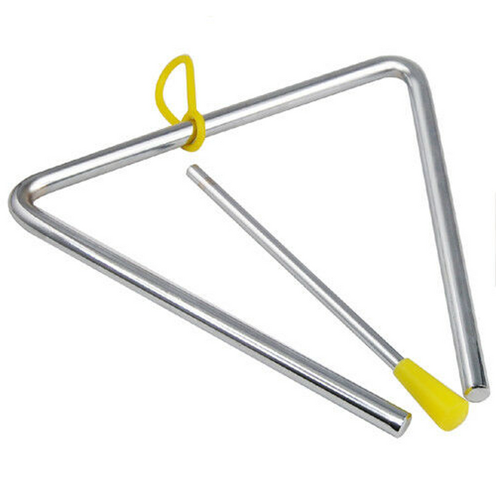 6" Metal Musical Triangle & Beater