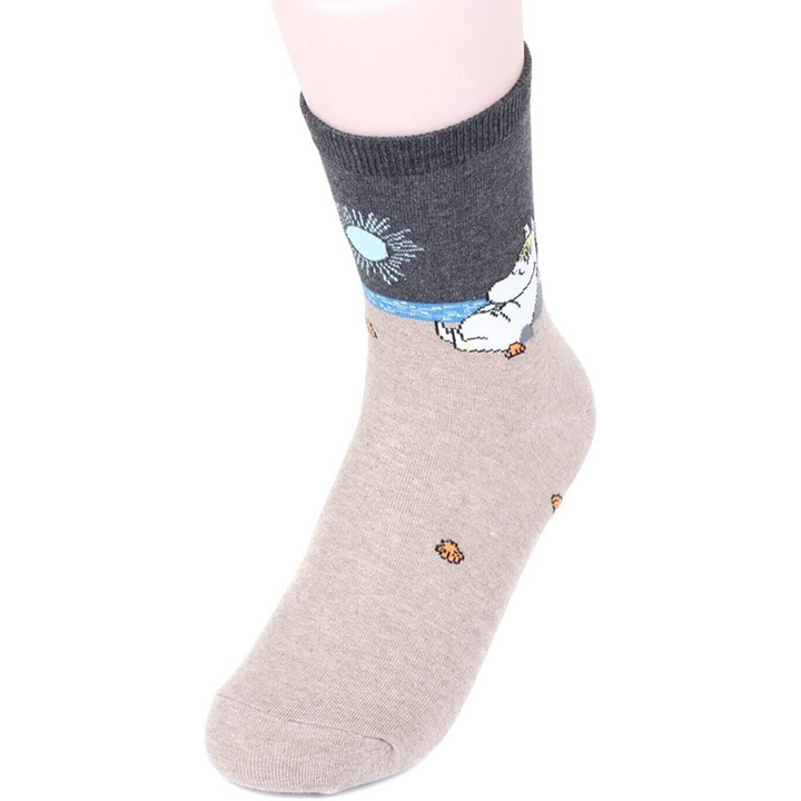 4 Pairs Moomin Cartoon Socks