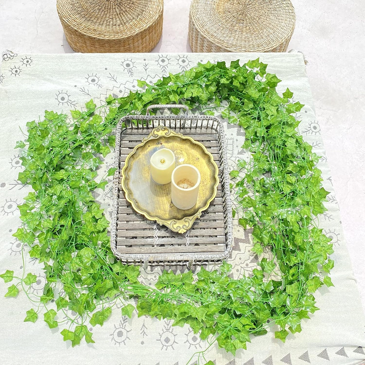 15 Artificial Ivy Leaf Strings