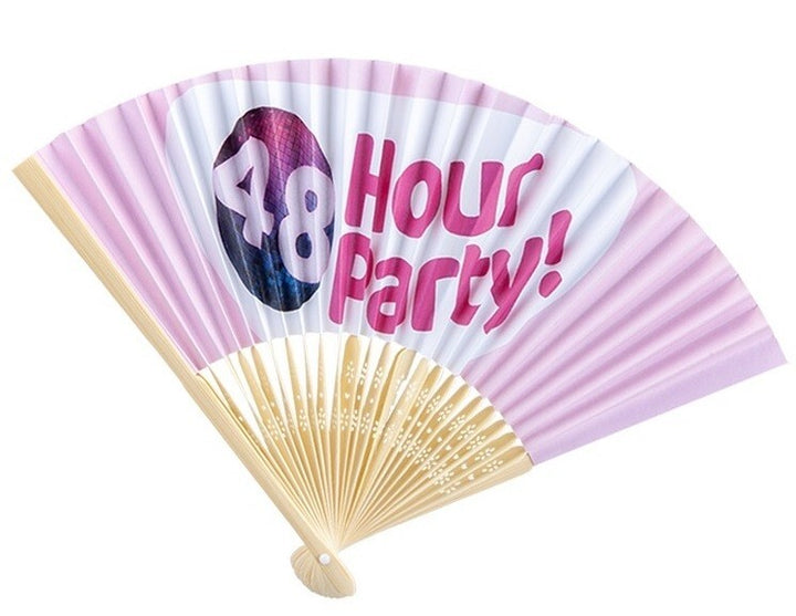 48 Hour Party Chinese Folding Hand Fan