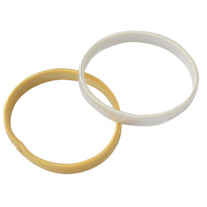 2 Sprung Metal Shirt Sleeve Holders