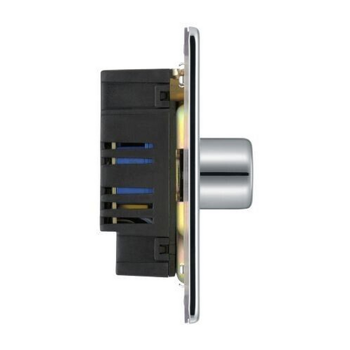 BG Electrical Chrome Quadruple Dimmer Switch