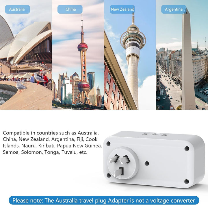 Mscien UK To AUS Plug Socket