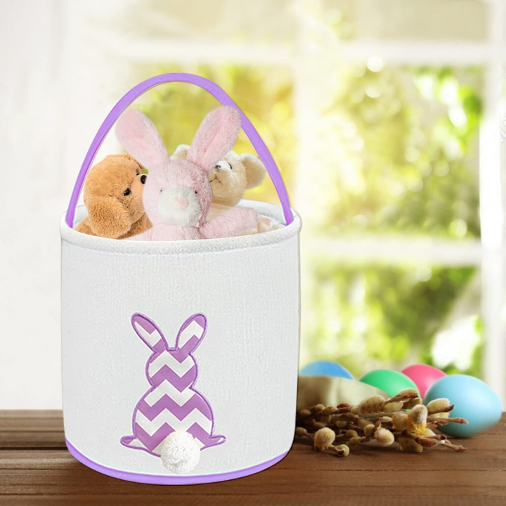 Purple Easter Egg Hunt Bag