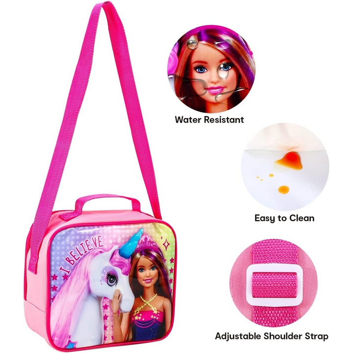 Pink Barbie Lunch Box Set