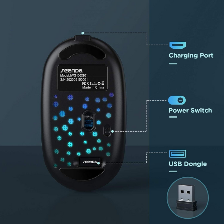 Seenda Rechargeable Wireless Mouse