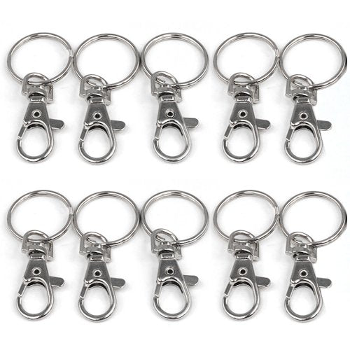 10 Small Metal Lobster Clasps