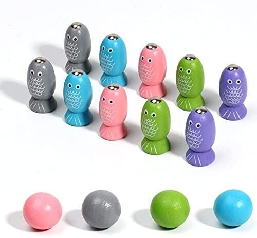Kids Wooden Fishing Toy Game
