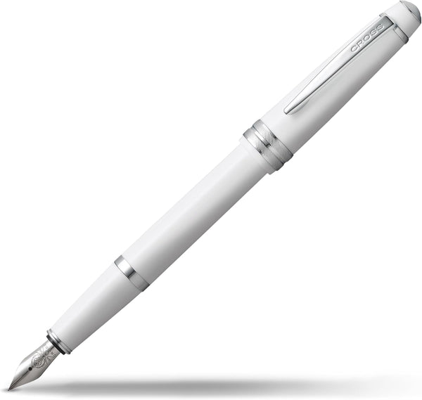 Cross White Fountain Medium Nib Pen