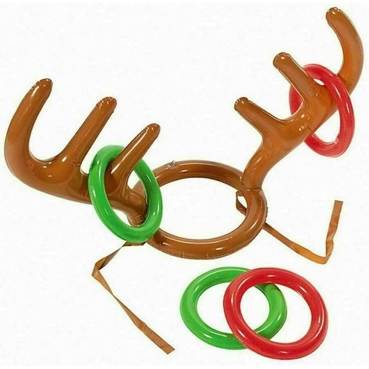 Inflatable Reindeer Ring Toss Game