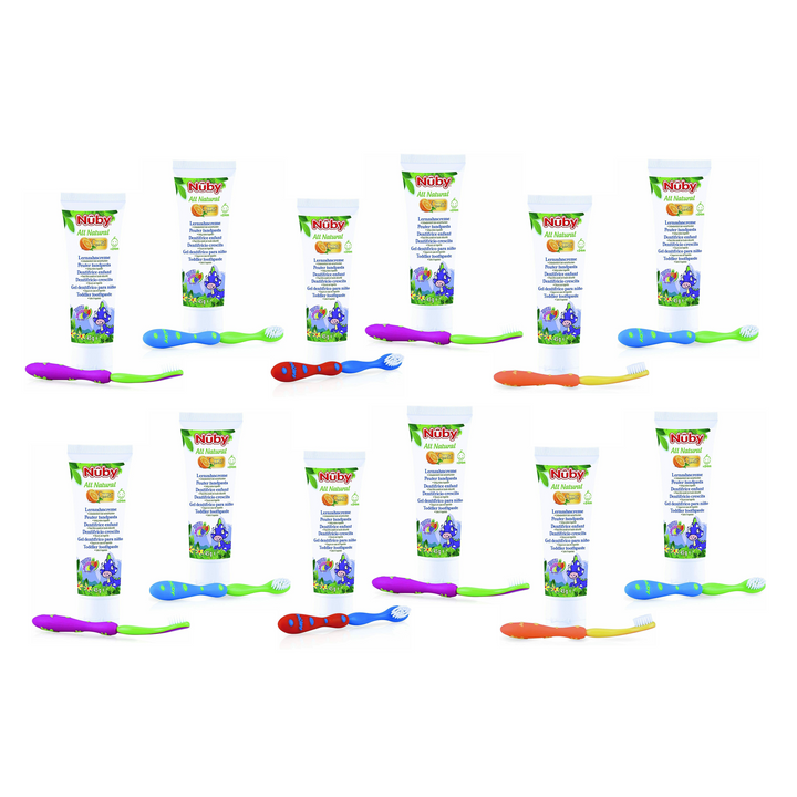 Nuby Children's Toothpaste Toothbrush Set