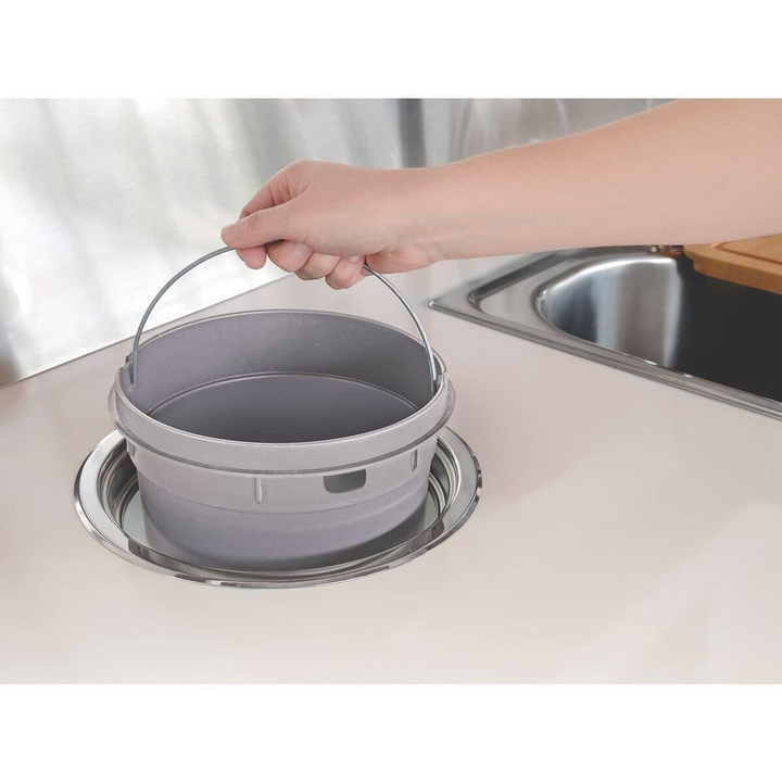 Tramontina 8L Round Kitchen Worktop Inset Bin