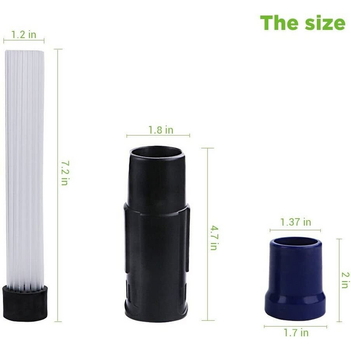 Universal Blue & Black Hoover Nozzle Straw Heads