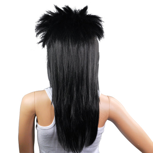 Adult Black Rocker Wig