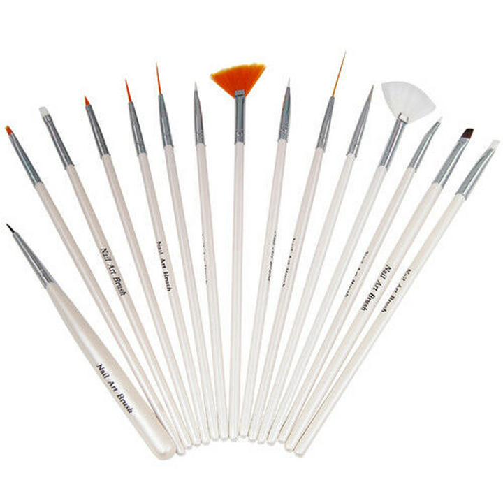 20 Piece Nail Art Tool & Brush Set