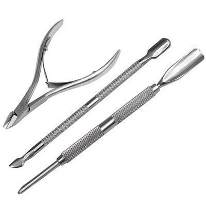 3 Piece Stainless Steel Nail Cutter Set