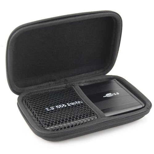 Protective 2.5" External Hard Drive Disc Zip Case