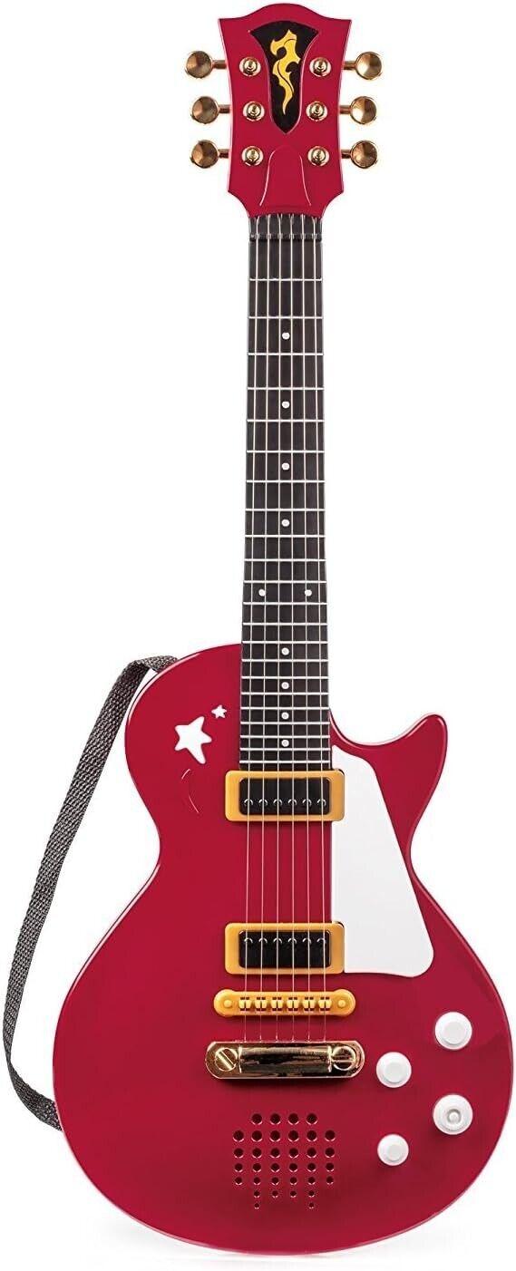 Red Kids Rock Guitar Toy