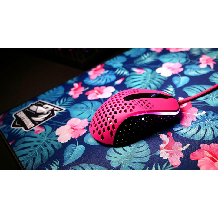 Cherry Pink XTRFY M4 RGB Wired Computer Mouse