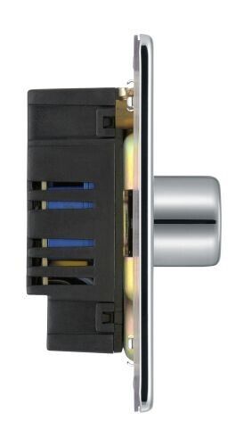 BG Electrical Chrome Quadruple Dimmer Switch