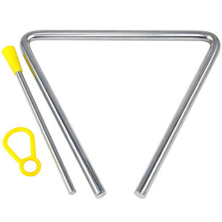 6" Metal Musical Triangle & Beater