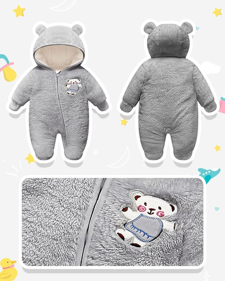Vine Grey 3-6 Months Baby Jumpsuit