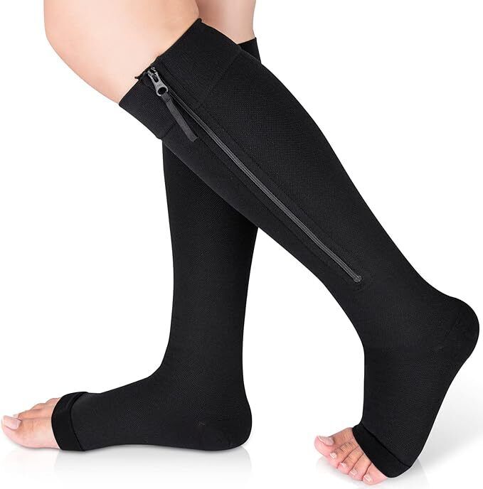Black Medical Compression Socks