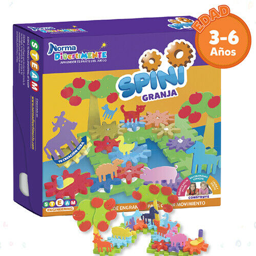 Kids 62 Piece Toy Farm Play Mat & Cogs