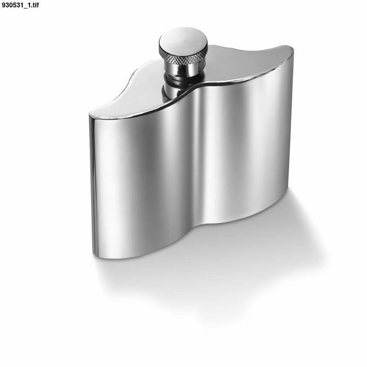 Moustache Shape Hip Flask