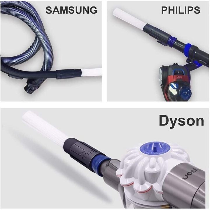 Universal Blue & Black Hoover Nozzle Straw Heads
