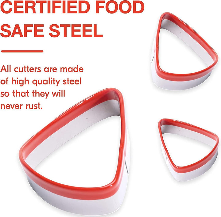 3 Watermelon Cookie Cutter Set