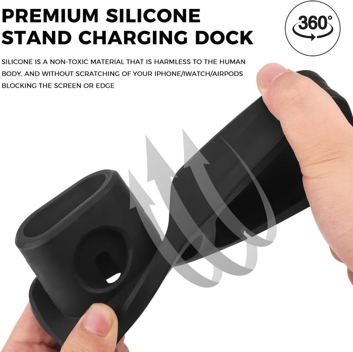 Silicone 3 in 1 Charging Stand