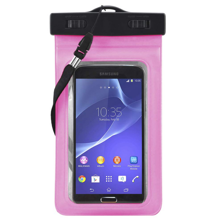 Pink Waterproof Protective Case