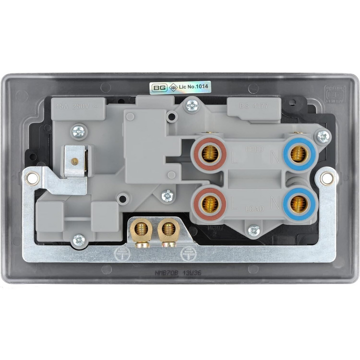 BG Electrical Black Cooker Connection Plug