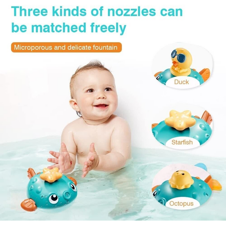 Duck Bath Toy Puffa Fish