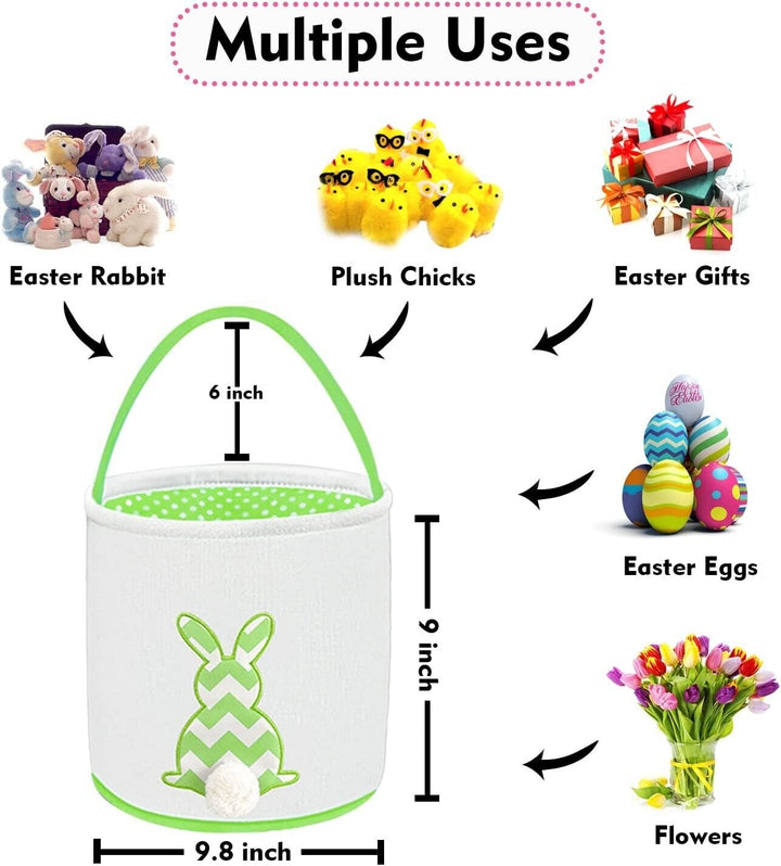 Green Easter Egg Hunt Bag