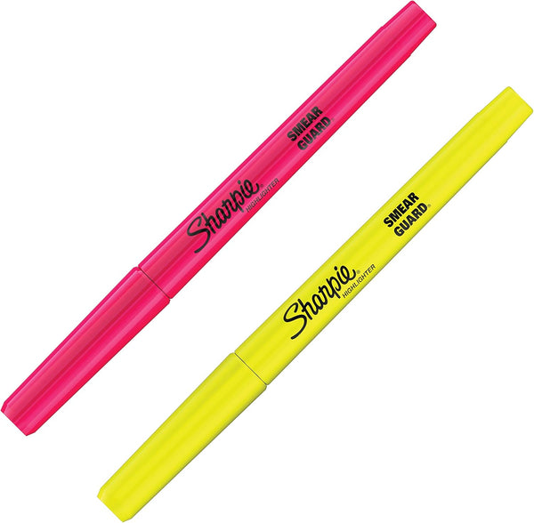 Pink & Yellow Sharpie Accent Pocket Highlighters