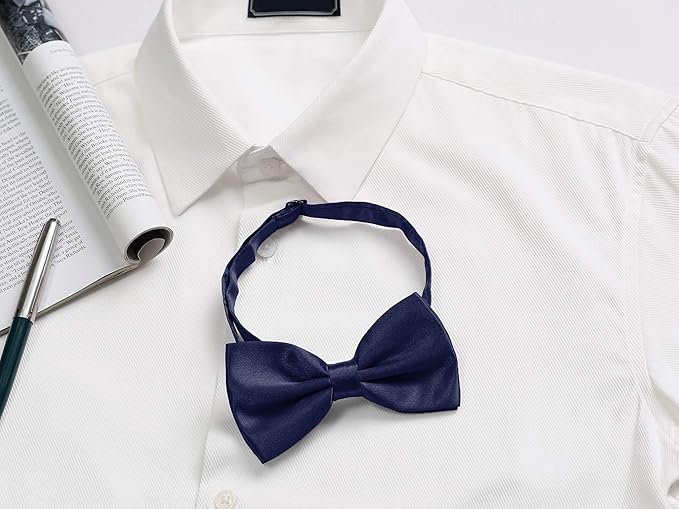 Children's Navy Blue Dickie Bow Tie