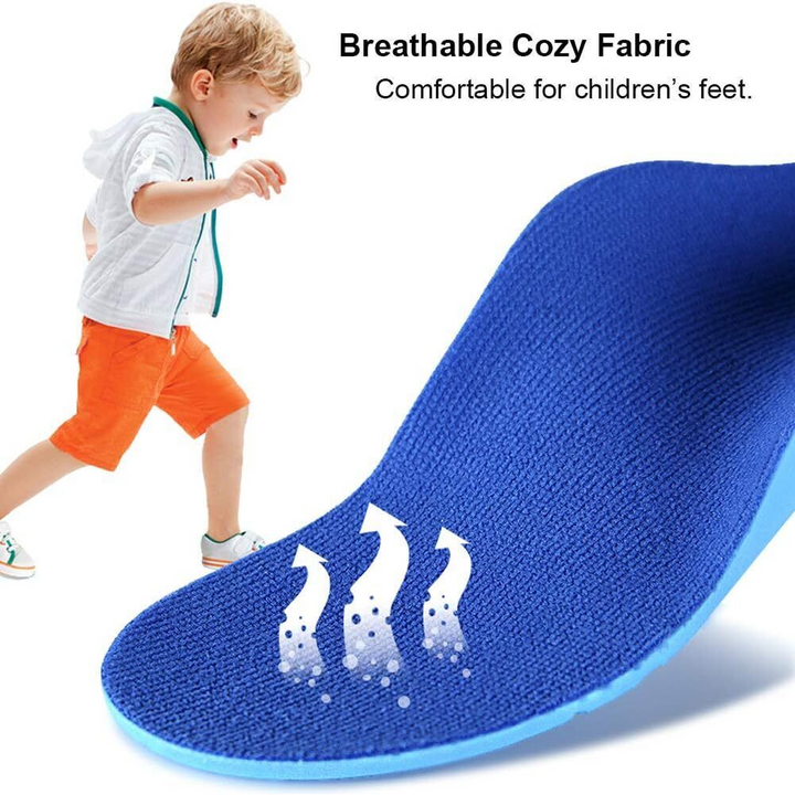 Blue Kids Orthotic Arch Support Shoe Insole
